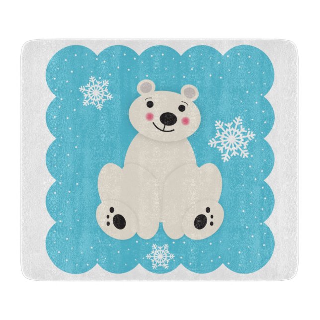 Polar Friend Cutting Board (Front)