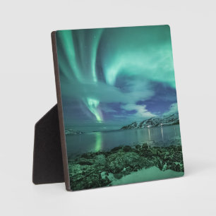 Polar Lights Nature Photograph Plaque