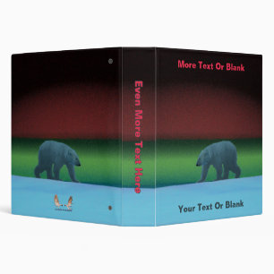 Polar Lights Polar Bear Binder