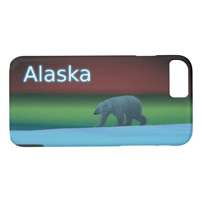 Polar Lights Polar Bear Case-Mate iPhone Case (Back (Horizontal))