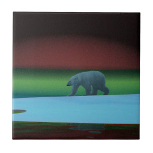 Polar Lights Polar Bear Tile