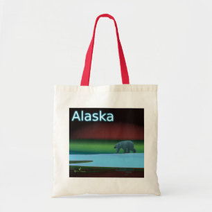 Polar Lights Polar Bear Tote Bag