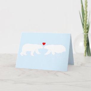 Polar Love Holiday Card