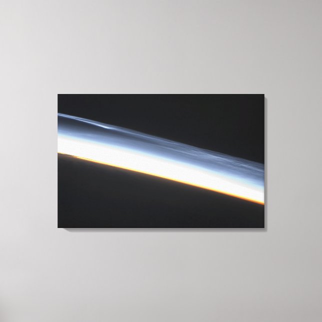 Polar mesospheric clouds canvas print (Front)