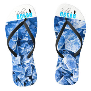 Polar Ocean Flip Flops