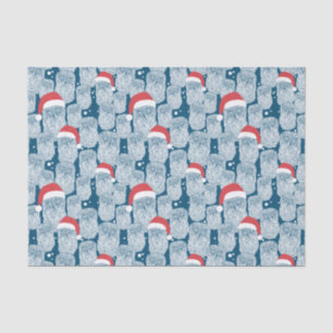 Polar Owls In Christmas Tissue Paper