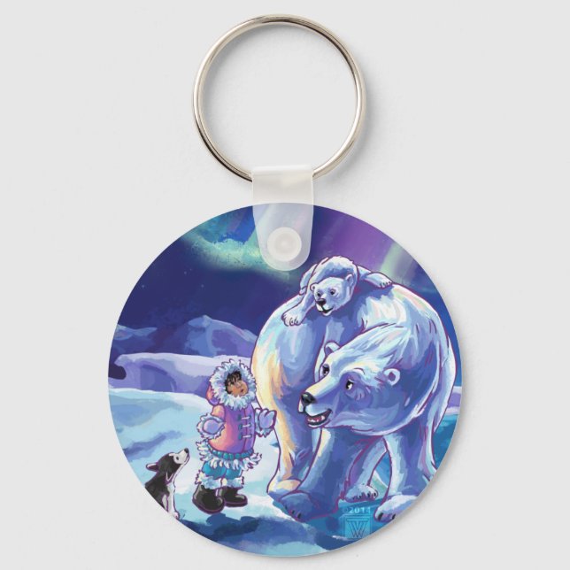 Polar Pals Keychain (Front)