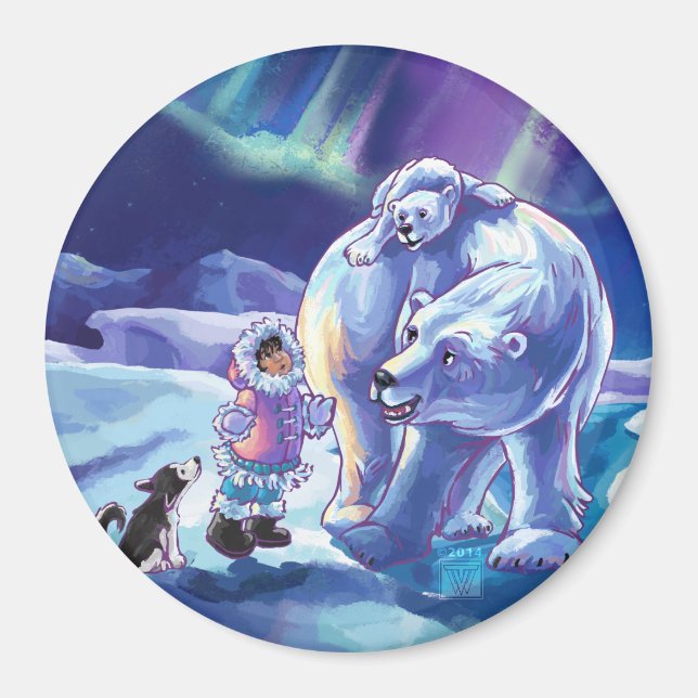 Polar Pals Magnet (Front)