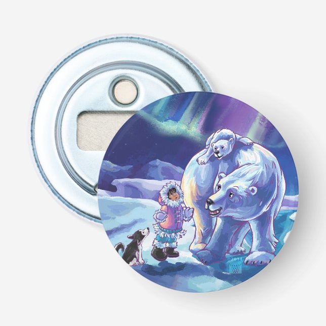 Polar Pals Painting Bottle Opener (Front)