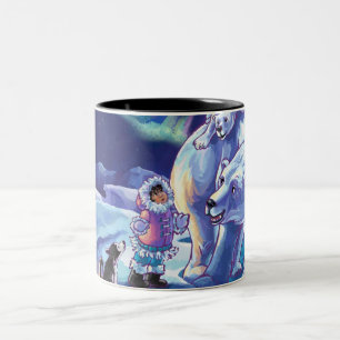 Polar Pals Two-Tone Coffee Mug