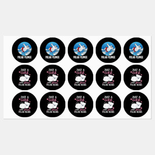 Polar Plunge Ice Jump Funny Polar Bear Winter Swim