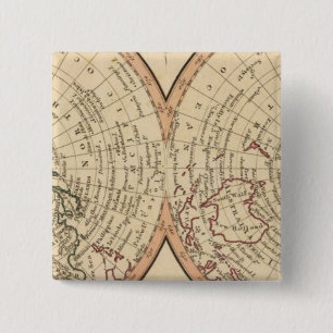 Polar Regions 2 Inch Square Button