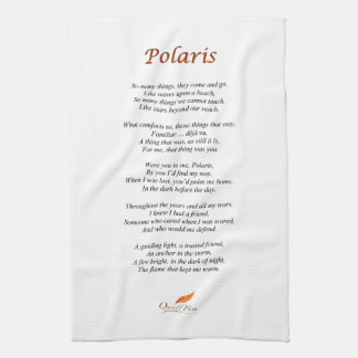 Polaris Poem on Kitchen Towel