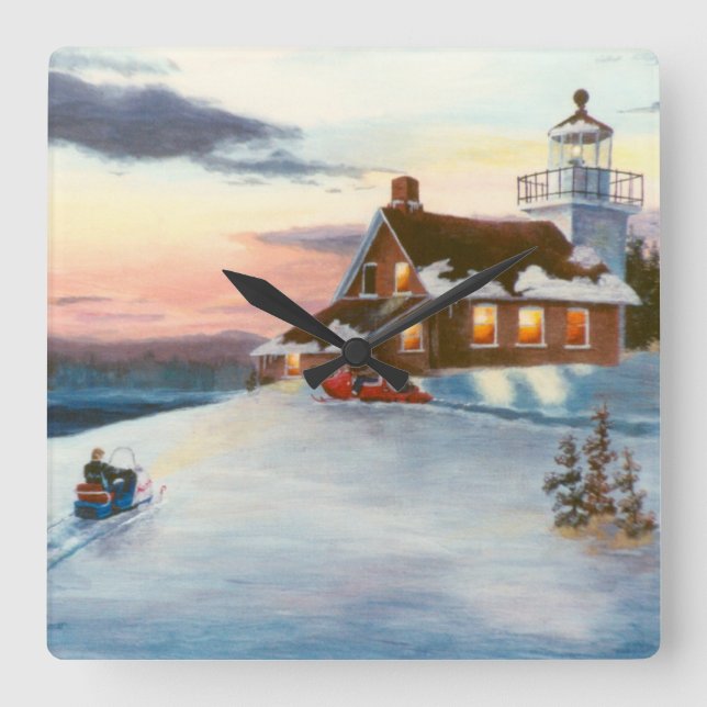 Polaris Sunset Wall Clock (Front)