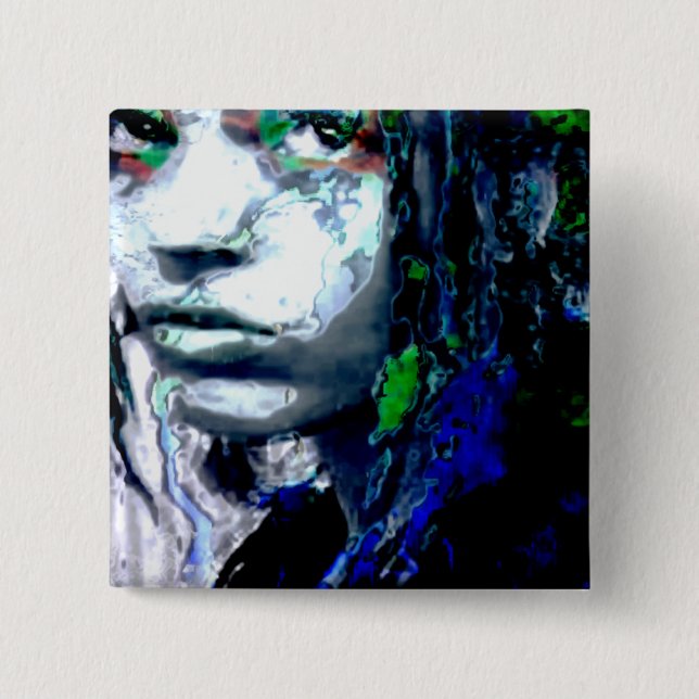 polarity : kerica 2 inch square button (Front)