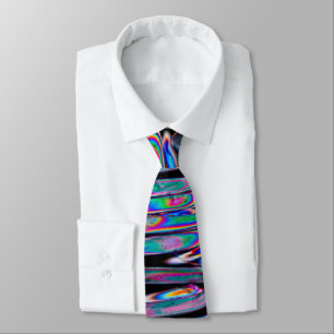 Polarized synthetic suture tie