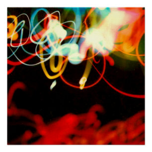 Polaroid SX-70 Photo Light Painting #6 Poster