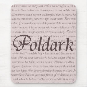 Poldark Quote Mouse Pad