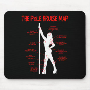 Pole Bruise Wear Dance Outfit Dancing Clothes Fitn Mouse Pad