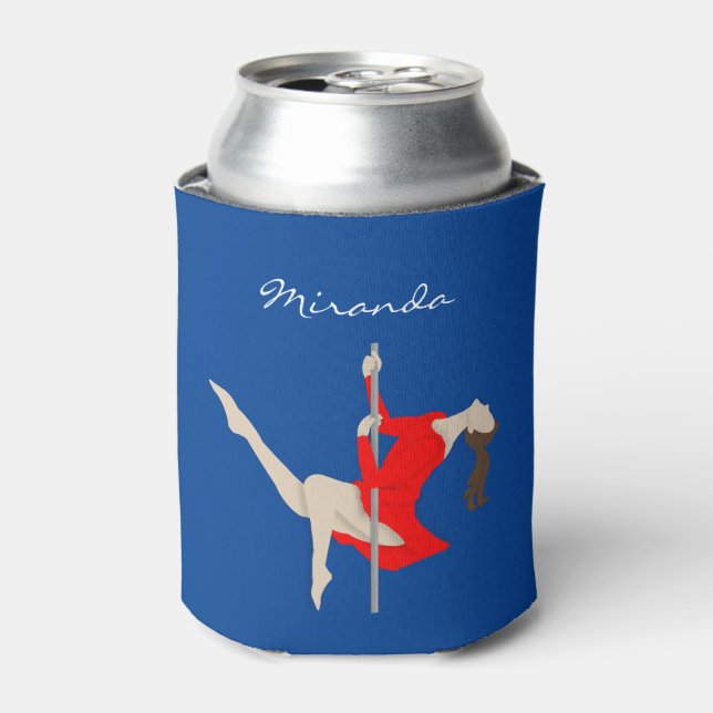 Pole Fitness Can Cooler (Can Front)
