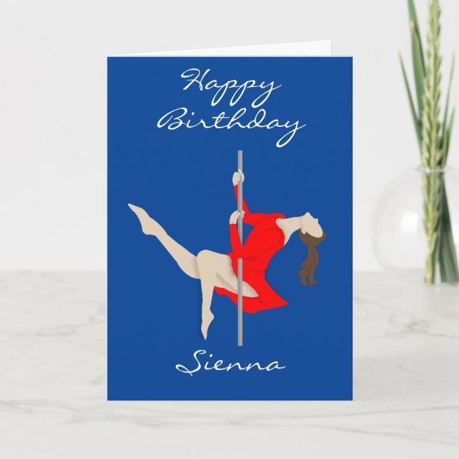 Pole Fitness Card (Front)