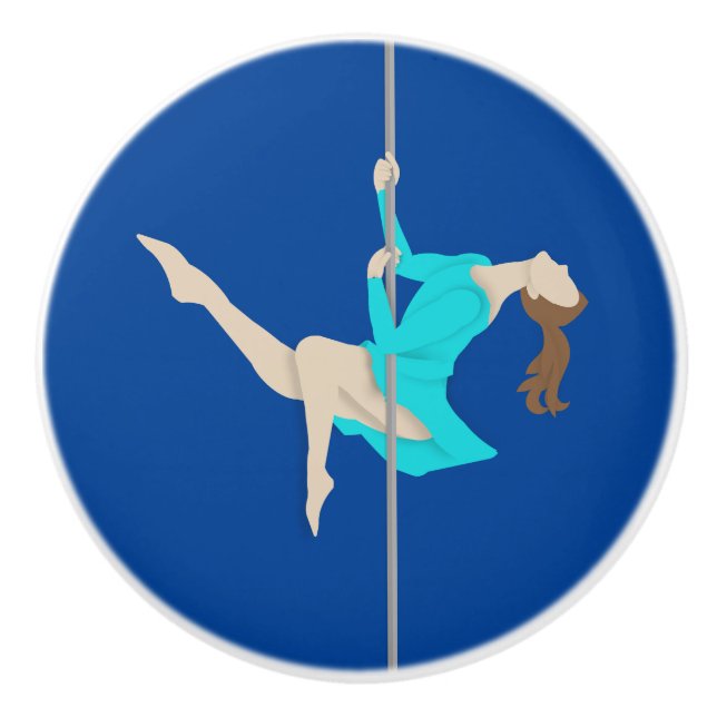Pole Fitness Ceramic Knob (Front)