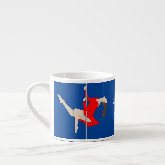Pole Fitness Espresso Cup (Left)