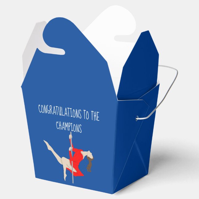 Pole Fitness Favor Box (Opened)