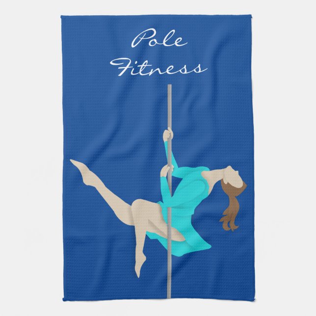 Pole Fitness Kitchen Towel (Vertical)