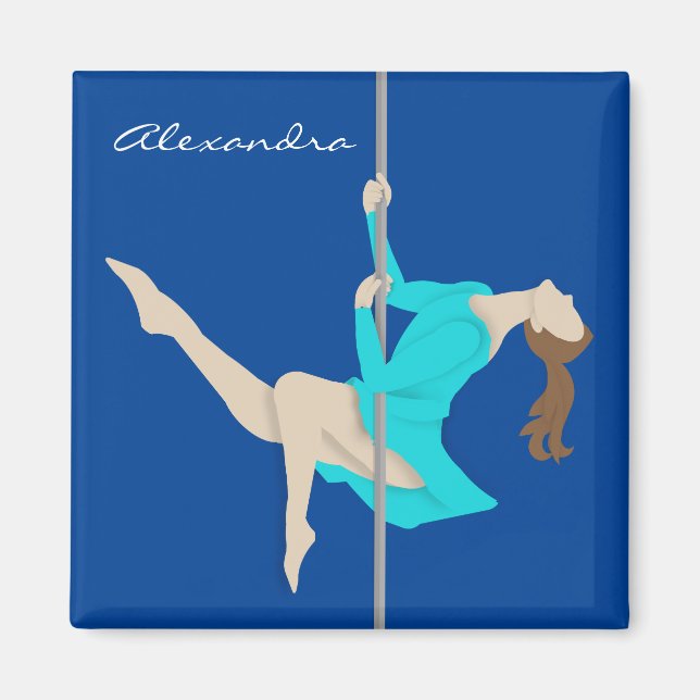 Pole Fitness Magnet (Front)