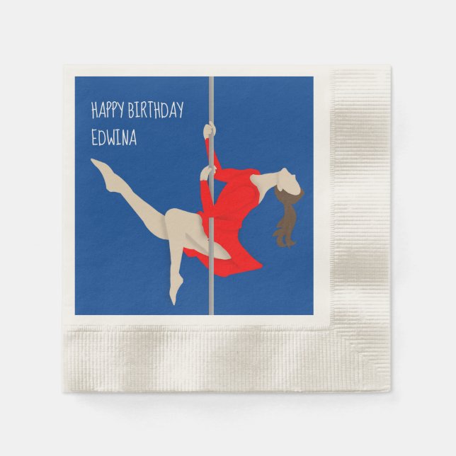 Pole Fitness Napkin (Front)