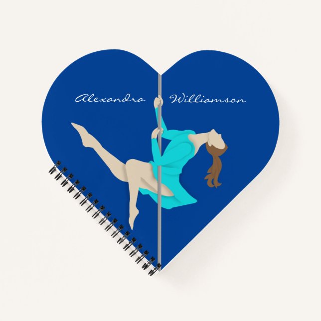 Pole Fitness Notebook (Front)