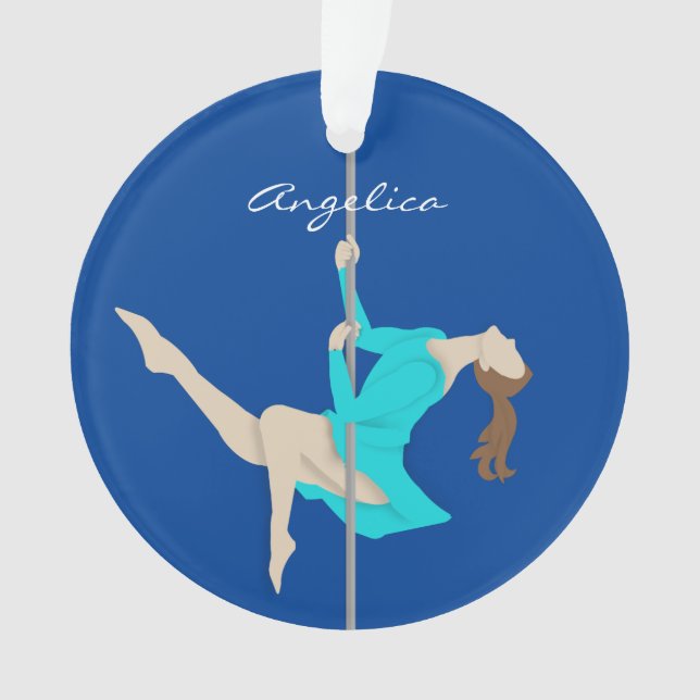 Pole Fitness Ornament (Front)