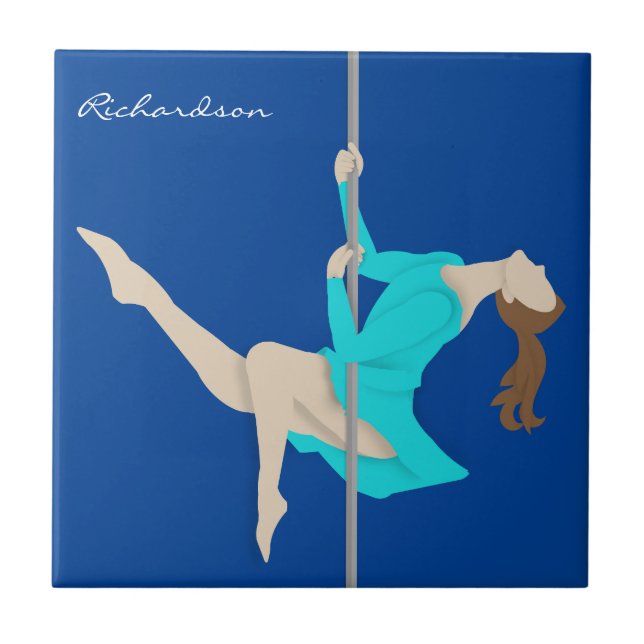Pole Fitness Tile (Front)