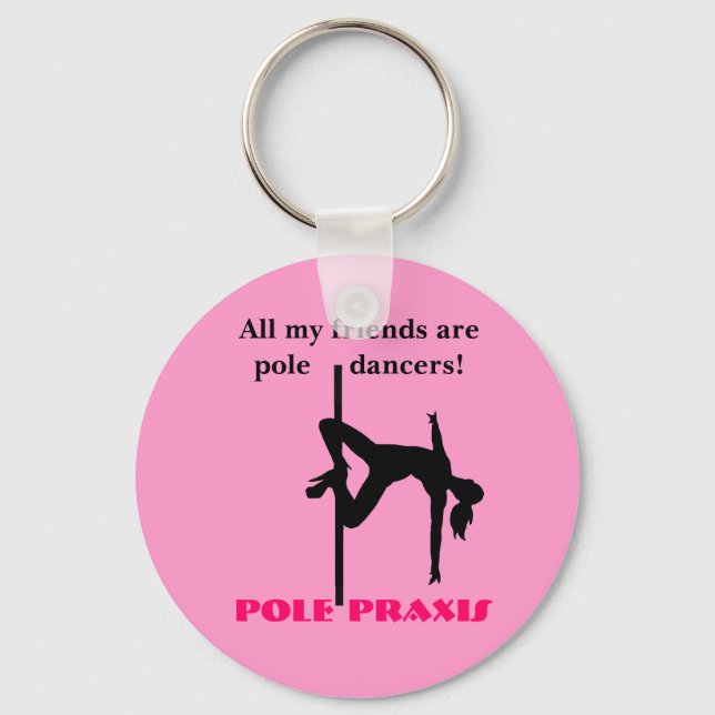 Pole Friends Keychain (Front)
