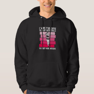 Pole Jumper Girl And Pole Vault Jump Athlete  1 Hoodie