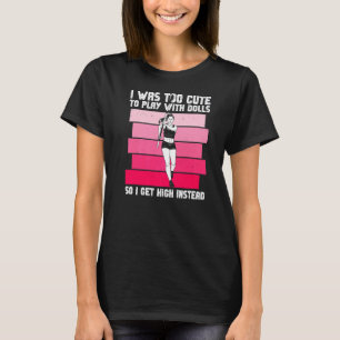 Pole Jumper Girl And Pole Vault Jump Athlete  1 T-Shirt