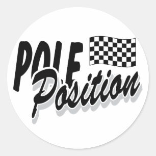 Pole Position Classic Round Sticker
