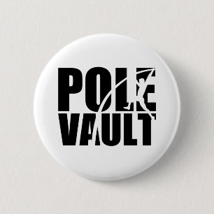Pole vault 2 inch round button