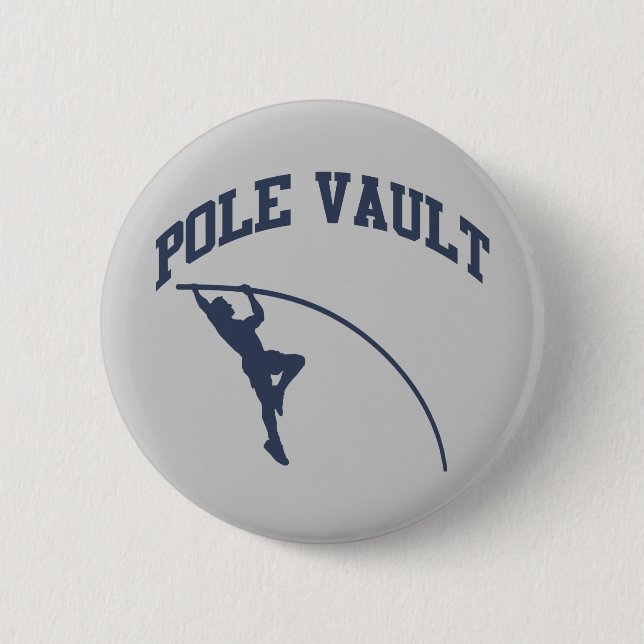 Pole Vault 2 Inch Round Button (Front)