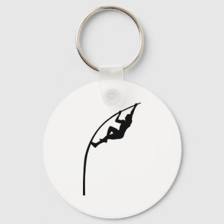 Pole vault athlectics keychain