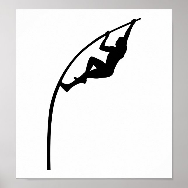 Pole vault athlectics poster (Front)