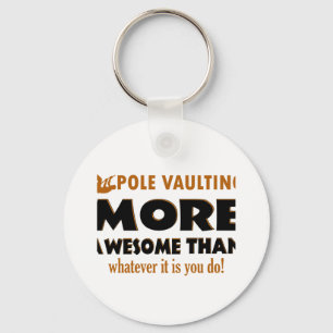 Pole vault designs keychain