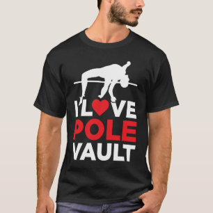 Pole Vault For Athletics Bar High Jumper Track And T-Shirt