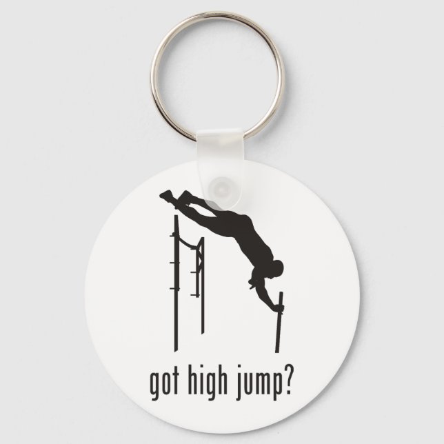 Pole Vault Keychain (Front)