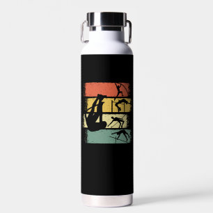 Pole Vault Retro Water Bottle