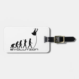 Pole Vault Sport Evolution Art Luggage Tag