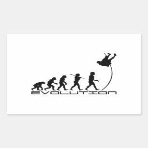 Pole Vault Sport Evolution Art Sticker