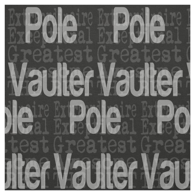 Pole Vaulter Extraordinaire Fabric (Swatch)