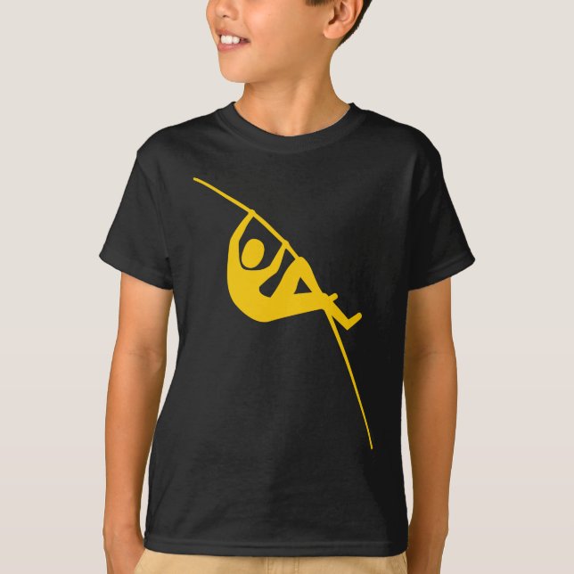 Pole Vaulting - Amber T-Shirt (Front)